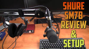 Shure SM7B Cardioid Dynamic Microphone:
