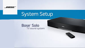 Bose Soundbar solo