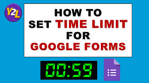 Google Forms Timer