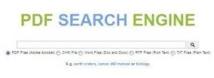 PDF Search Engine: