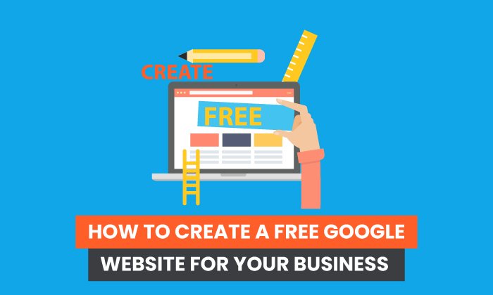 how to create a website for free on google