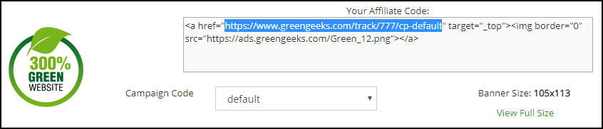 greengeeks affiliate Banners