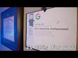 Google Data Analytics Coursera