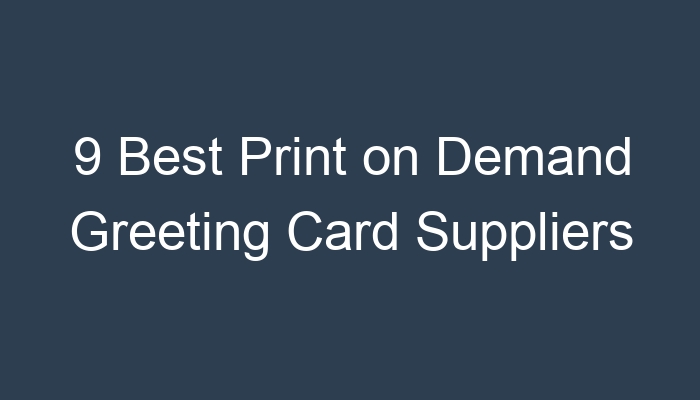 print on demand greeting cards