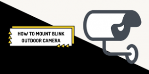 How to remove blink outdoor camera from mount