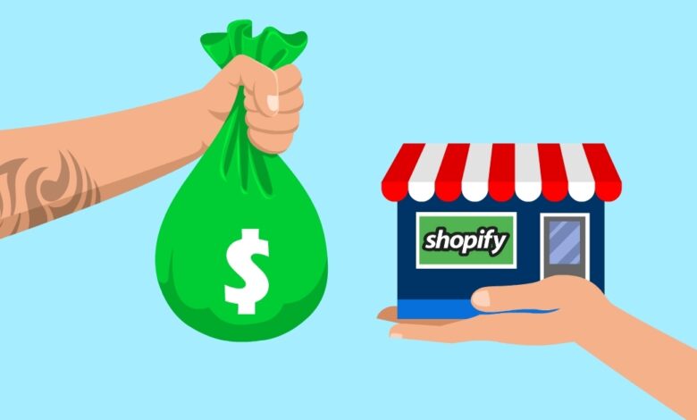 flipping shopify stores