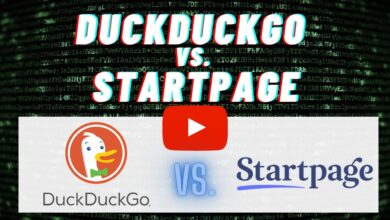 startpage vs duckduckgo