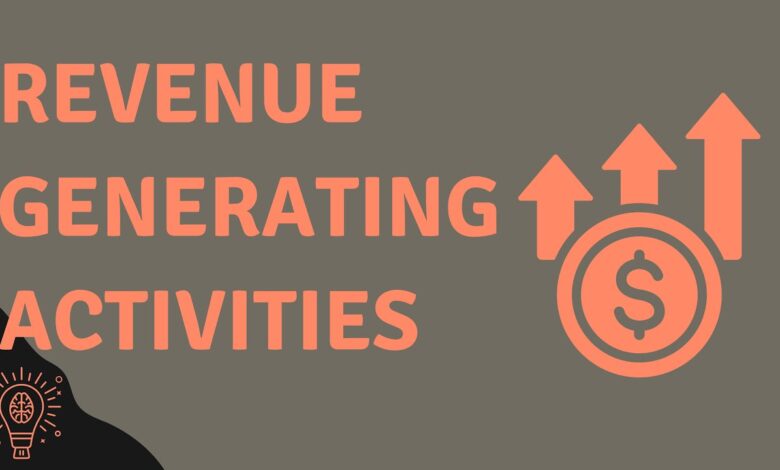 revenue generation activities