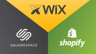 Shopify vs wix vs squarespace